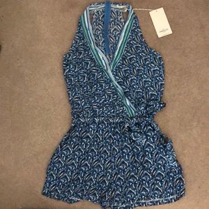 Sleeveless Blue Romper CLEAR OUT! MUST GO!